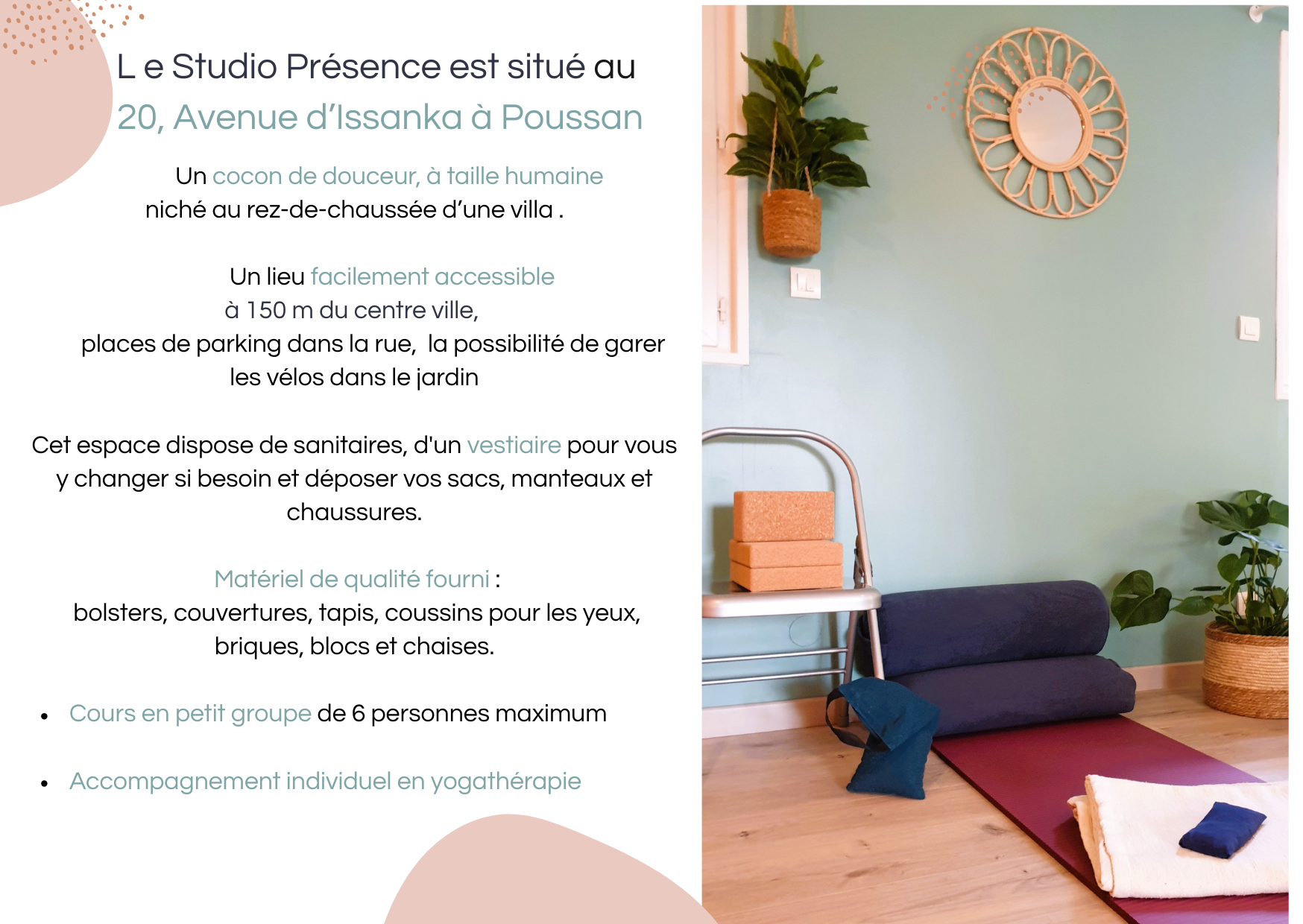 Studio Presence Yoga Poussan